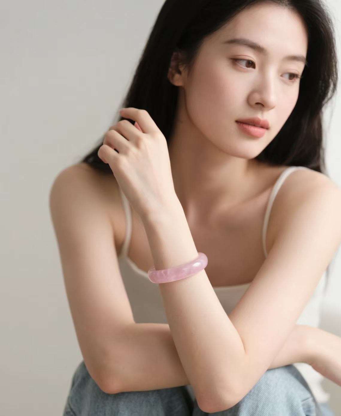 Pink Chalcedony Bracelet