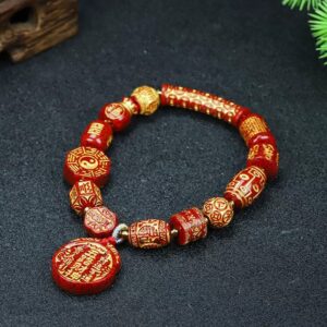 Gold Tibet Beads Bracelet