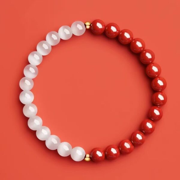 f0b1de2fc9aea116d4b7c6bec777bd20 Cinnabar Cat's Eye Bracelet